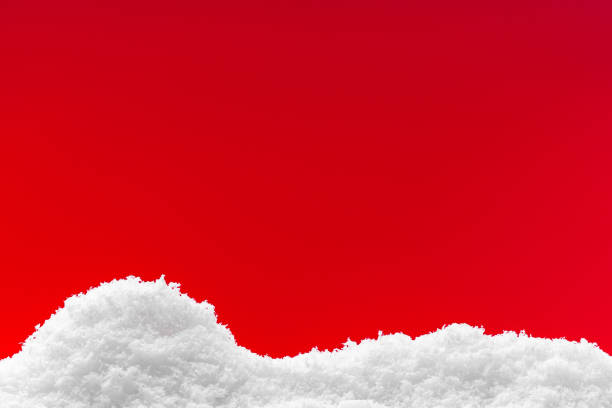 istock Festive red christmas and white snow backgrounds 1285305184