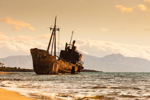 istock The famous shipwreck near Gythio Greece 1285306515