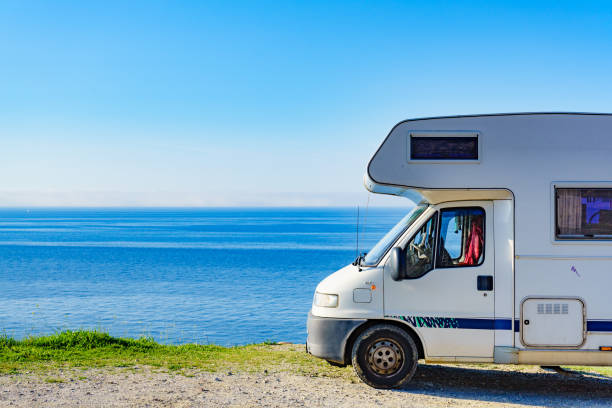 istock Rv caravan camping on sea shore 1285306639