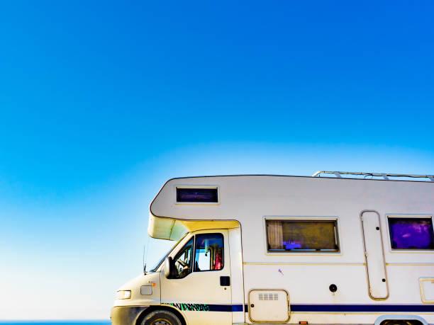 istock Rv caravan camping on sea shore 1285307284