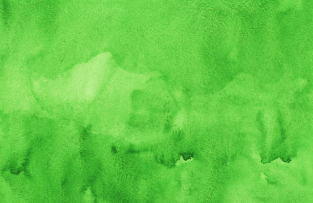 istock Watercolor green background texture. Aquarelle greenery color backdrop. Bright watercolour overlay. 1285307417