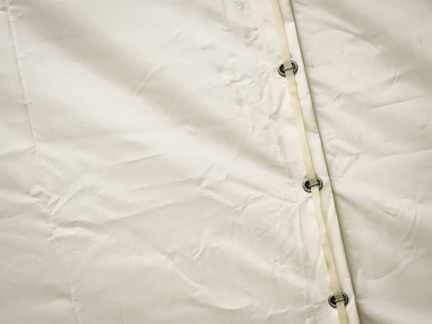 istock White tarp, waterproof tarpaulin detail 1285308152