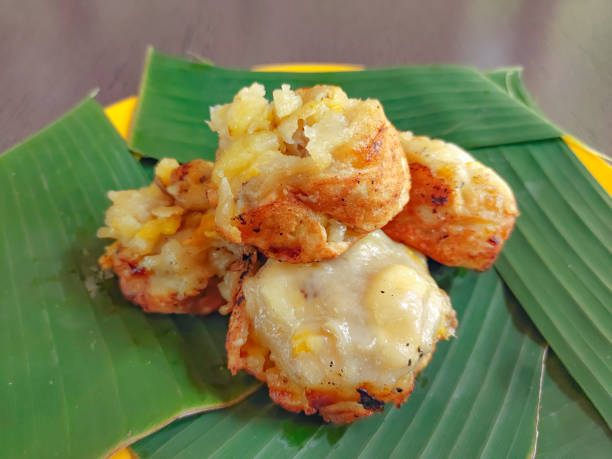 istock Banana cake from southeast asia 1285308846