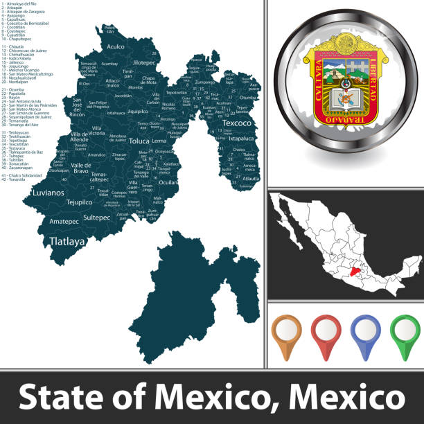 Ilustración de Estado De México y más Vectores Libres de Derechos de Mapa - Mapa, Bandera, Asentamiento humano - iStock Ilustración de Estado De México y más Vectores Libres de Derechos de Mapa - Mapa, Bandera, Asentamiento humano - iStock