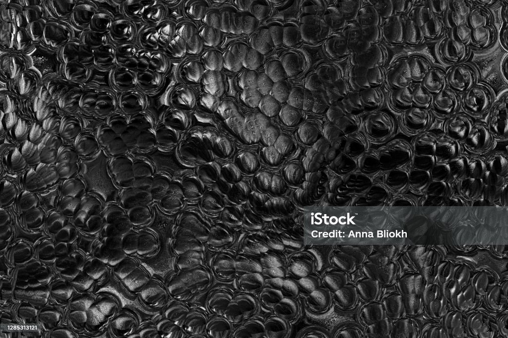 Black Leather Abstract Crocodile Snake Dinosaur Dragon Bubble Liquid Alligator Skin Digitally Generated Image Pattern Seamless Black Abstract Crocodile Leather Dragon Dinosaur Snake Skin Bubble Oi Liquid Shiny Pattern Seamless Digitally Generated Image Design template for presentation, flyer, card, poster, brochure, banner Textured Effect Stock Photo