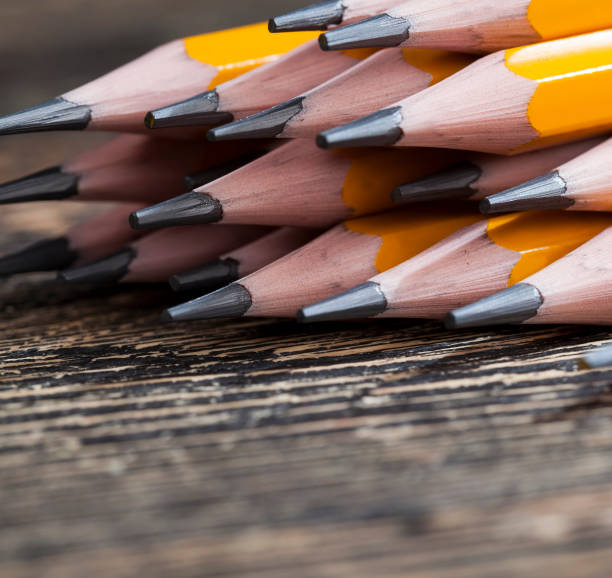 istock solid color wooden pencils with gray lead 1285323633