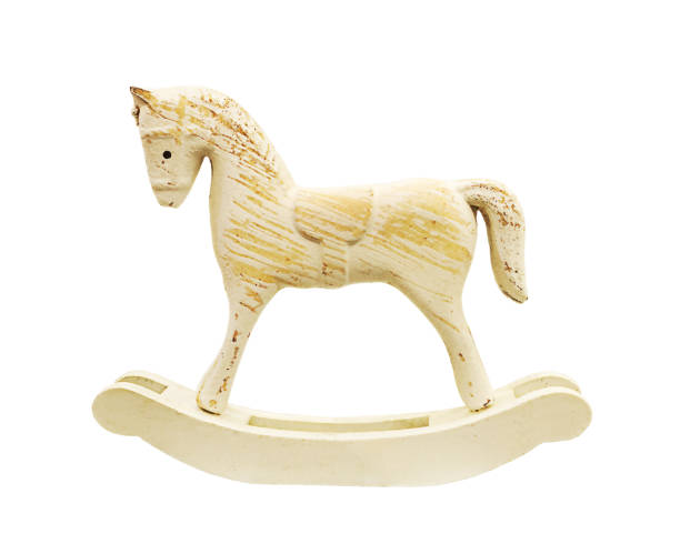 istock Wooden rocking horse. 1285323948