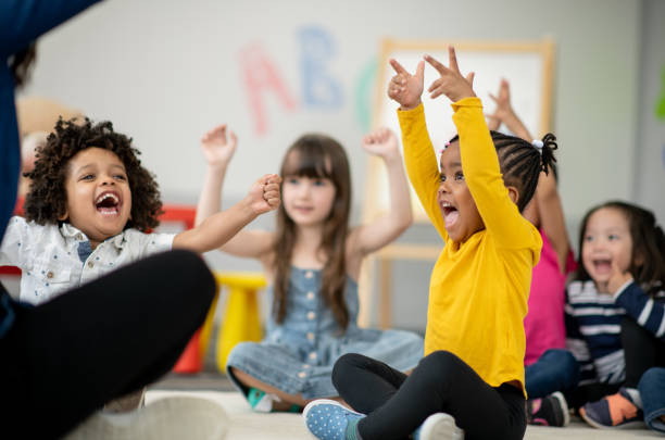 istock Preschoolers on the carpet 1285329441