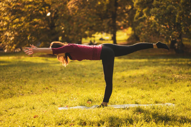 istock Woman exercising yoga 1285330581