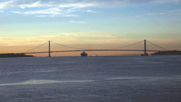 istock ship passing under the Golden Gate Bridge in San Francisco 1285331747