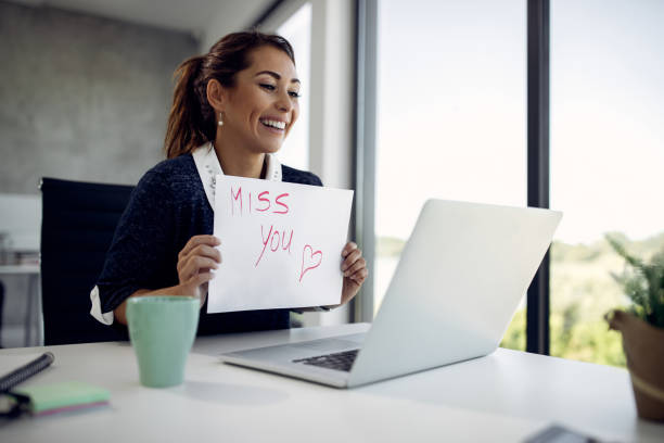 istock I miss you very much! 1285334476