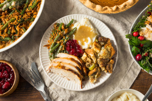 istock Homemade Thanksgiving Turkey Plate 1285345876