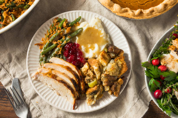 istock Homemade Thanksgiving Turkey Plate 1285345971