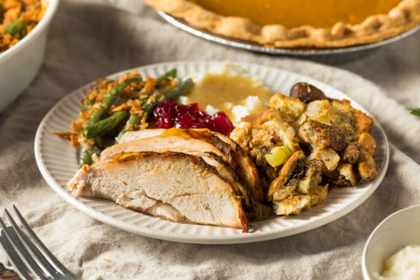 istock Homemade Thanksgiving Turkey Plate 1285346043