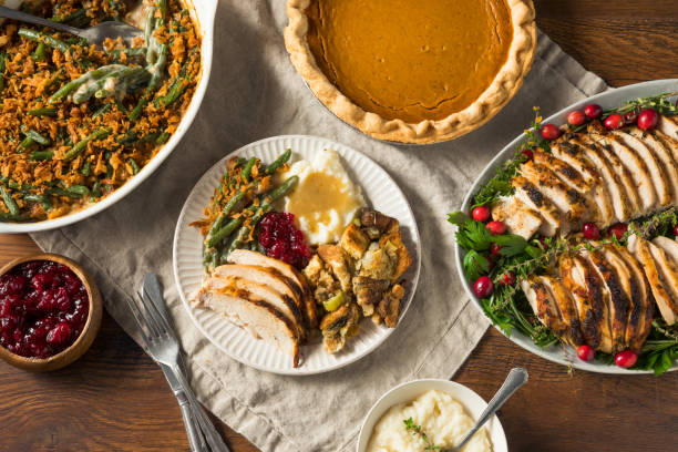 istock Homemade Thanksgiving Turkey Plate 1285346136