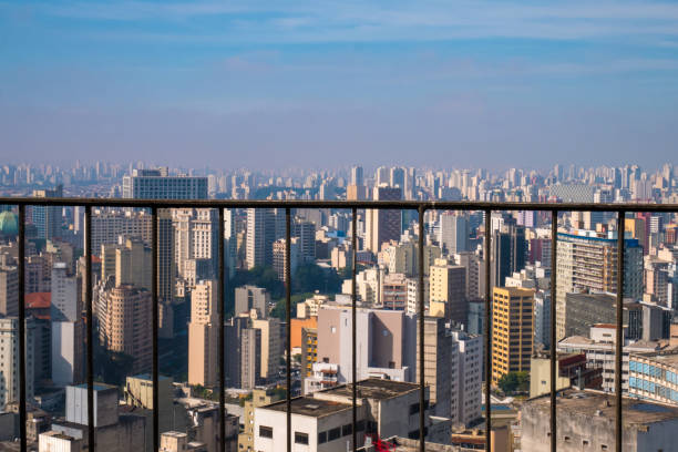 istock Panoramic view of Sao Paulo City Downtown 1285357019