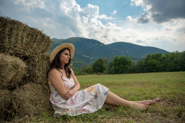 istock Girl at village 1285360535