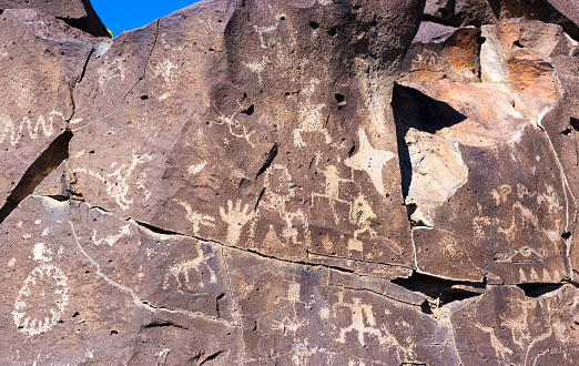 ancient indian art cave painting in utah