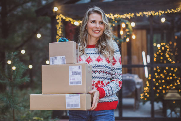 istock Christmas gifts during self-isolation period 1285366833
