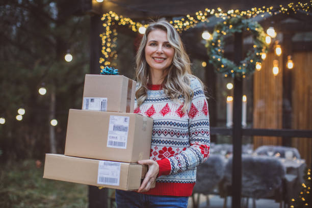 istock Christmas gifts during self-isolation period 1285366842