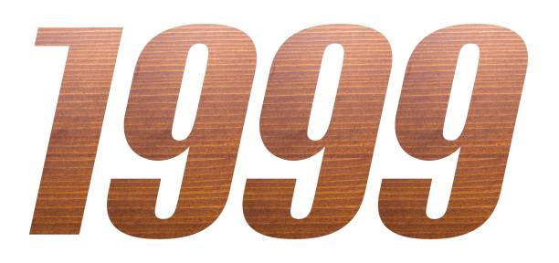 istock 1999 with brown wooden texture on white background. 1285367356
