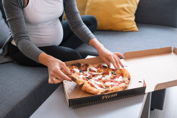 istock Blame it on the pregnancy! - shock photo. 1285369801