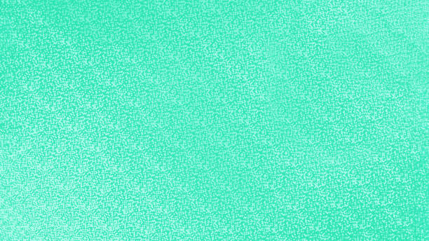 istock Color trends 2020 aqua menthe, color gradient background. Blurred light green background, dots pattern 1285370150