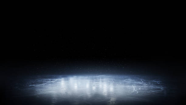 Ice. Beautiful ice background. Realistic ice and snow on dark background. Winter background Ice. Beautiful ice background. Realistic ice and snow on dark background. Winter background. Reflection skate rink stock pictures, royalty-free photos & images