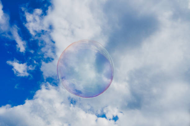 istock Transparent Bubble on Picturesque Sky 1285374709