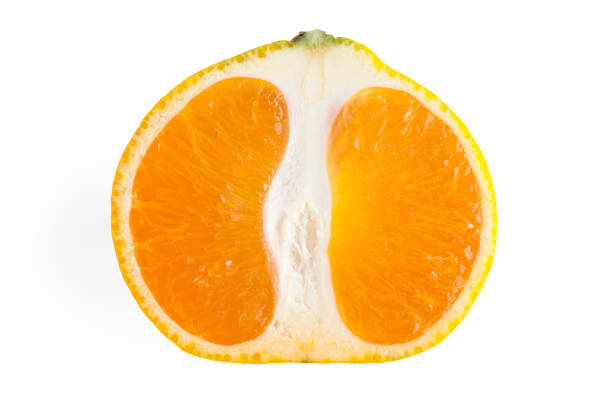 istock Mandarin Orange, Citrus Fruit, Isolated on White Background 1285391009