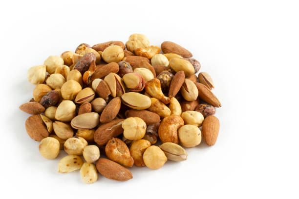 istock Mixed nuts. Edible, raw, organic and vegan. 1285401114