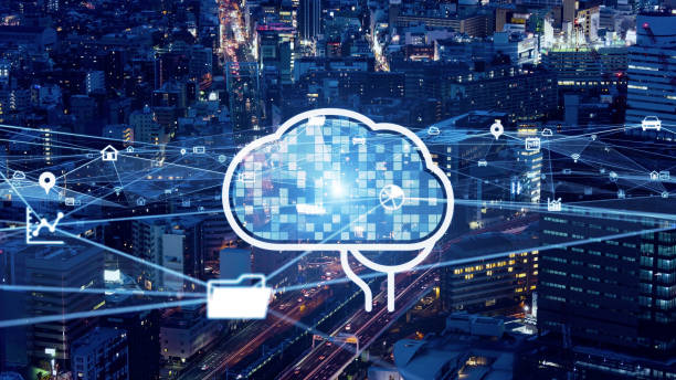 istock AI (Artificial Intelligence) concept. Smart city and communication network concept. 5G. IoT (Internet of Things). 1285401964