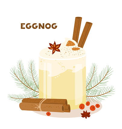 Eggnog Glass Cup