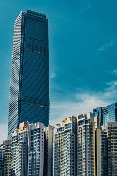 istock Skyscraper District in West kowloon, Hong Kong 1285414205