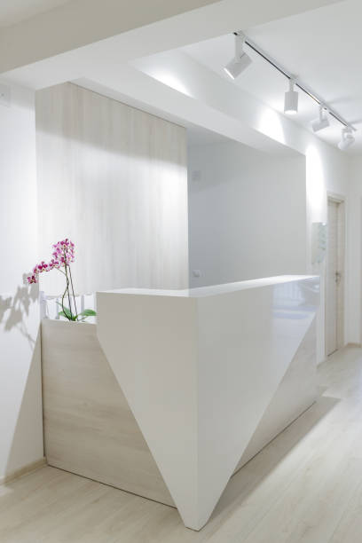 istock Reception desk in modern medical clinic 1285420997