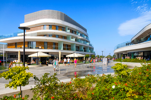 Vacations in Poland - the new main promenade in Swinoujscie