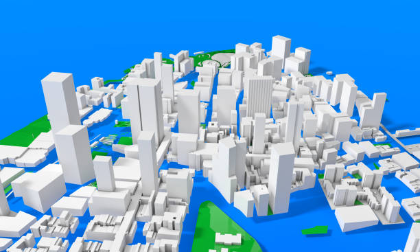 istock 3d map of New York 1285444689