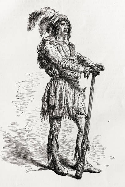 istock Chief Seminole  a Native American people originally from Florida. 1285448675