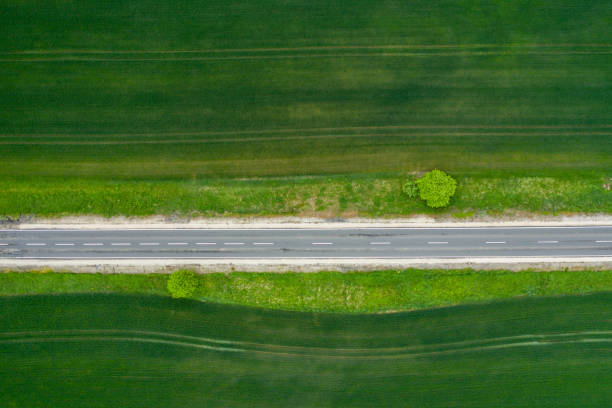 istock top view straight way in summer 1285448766