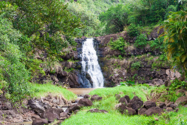 istock Waimea Falls, Waimea Valley, north Oahu, Hawaii 1285452376