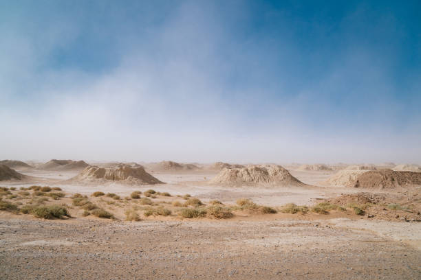 istock Dust storm in a moroccan desert. 1285460770