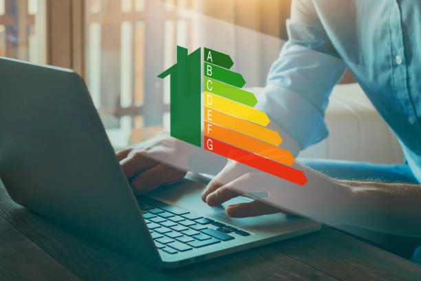 istock energy efficiency rating concept, eco home 1285463965