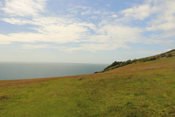 istock Staring out to sea from the south Cornwall coast 1285464316