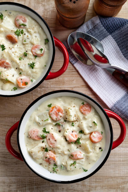 istock Creamy Potato and Carrot Soup 1285465592