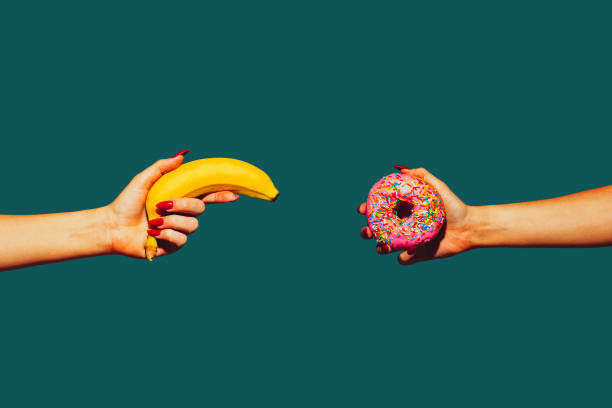 istock Modern art collage in pop-art style. Hands isolated on trendy colored background with copyspace, contrast 1285466401