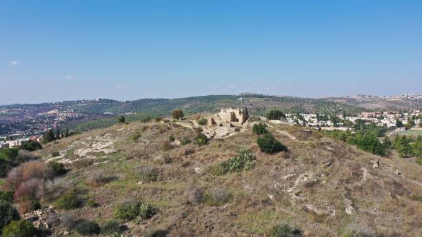 istock Castel National Park in Jerusalem, aerial view 1285466532