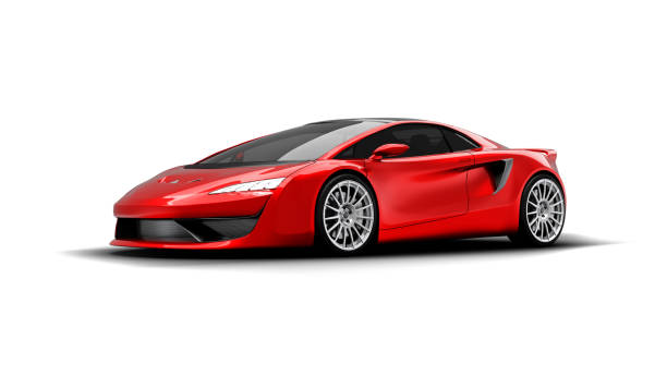 istock red sportscar front view isolated on white 1285466747