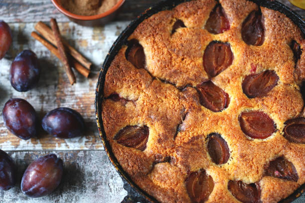 istock New York Time plum pie recipe. 1285468672