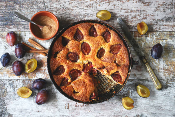 istock New York Time plum pie recipe. 1285468686
