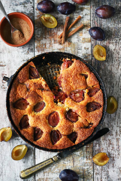 istock New York Time plum pie recipe. 1285468778